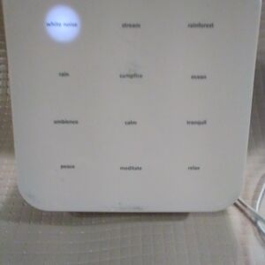 Sharper Image White Sound Machine - White